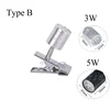 3W 5W LED Desk Lamp with EU plug Adjustable Clip on Light Eye-Care Clamp Lamp with Switch for Reading Study Bed AC85-265V 3