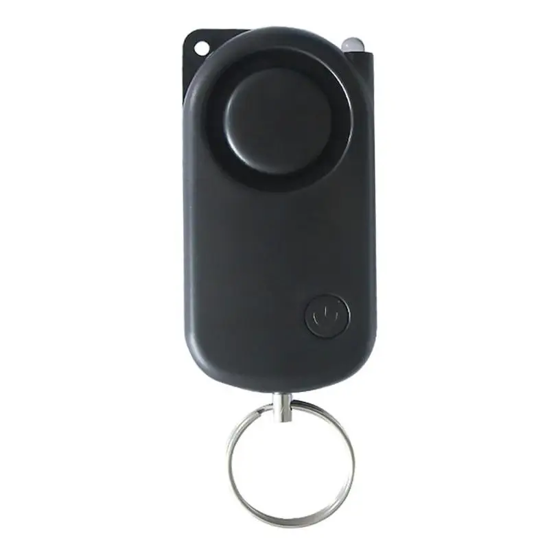 

Mini Loud LED Security Alarm Personal Security Anti-rape Alarm Attack Panic Keychain Black 2018 New Promotions