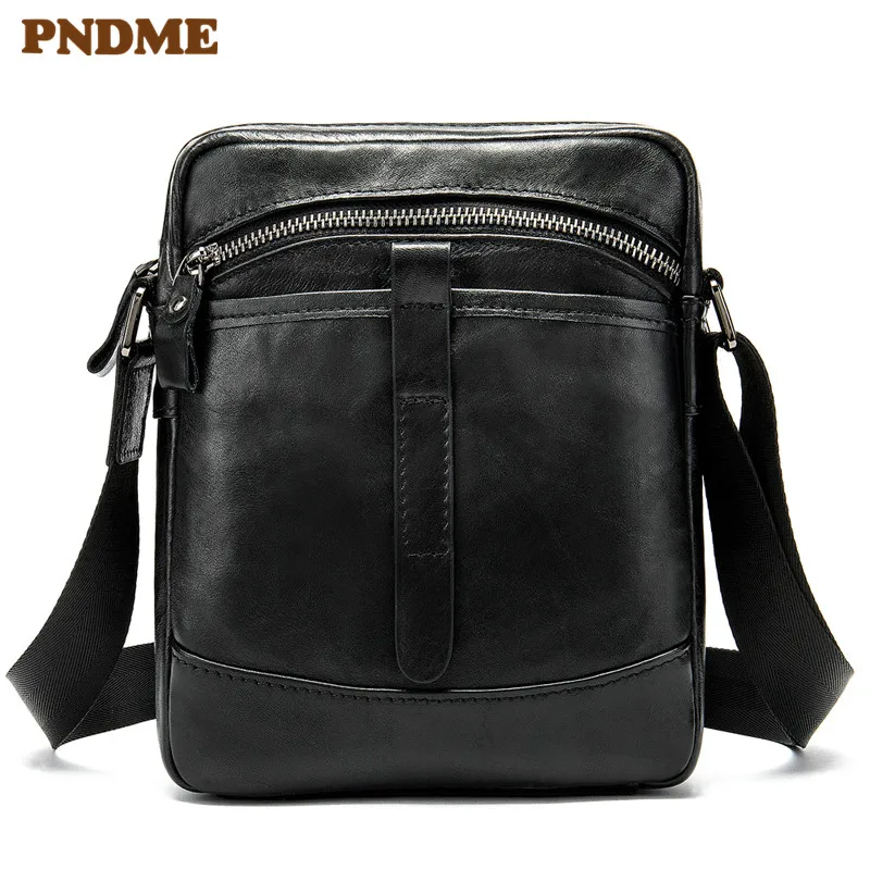 

Outdoor single-shoulder men's leather bag Handbags casual vertical Messenger bags