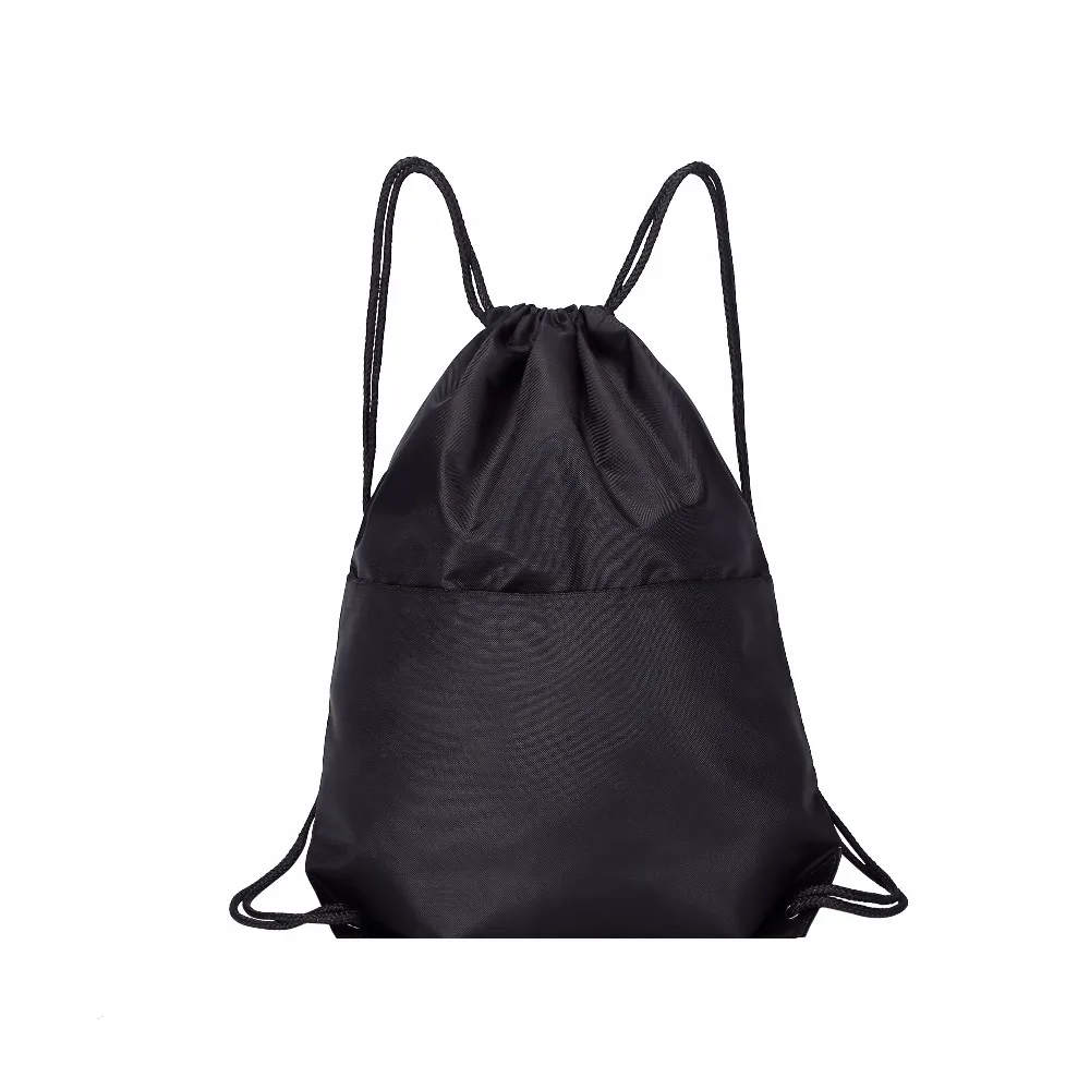 Высокое качество нейлоновая сумка на шнурке строка мешок Для женщин Для мужчин дорожные сумки для хранения посылка подростков рюкзак