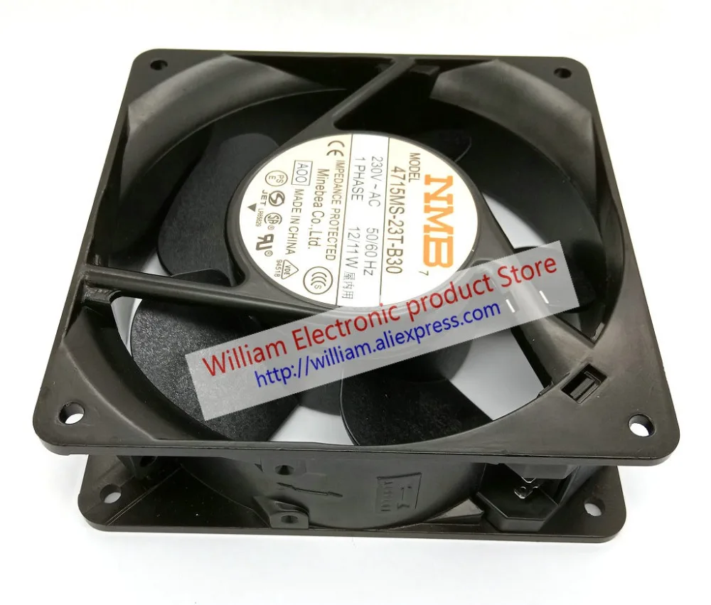 For NMB 4715MS-23T-B30 Fan 120*120*38mm AC 230V 12//11W