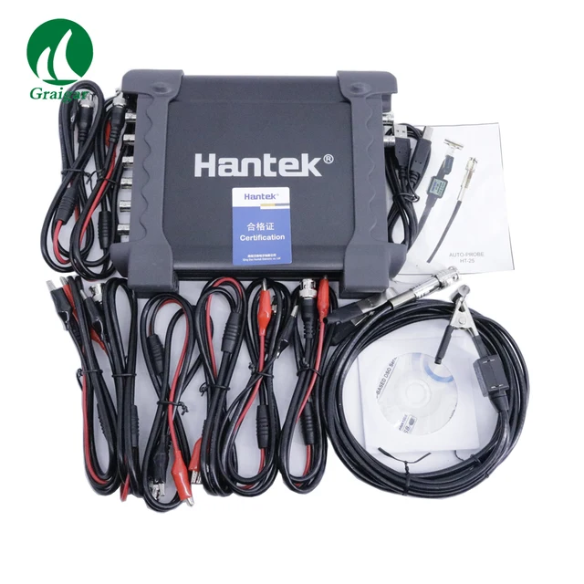 Best Price Hantek 1008C 8 Channels Highly efficient Automotive Oscilloscope 2.4MSa/s Real Time Sampling Rate PC Storage Osciloscopio USB