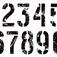 Номер чистый штамп для скрапбукинга прозрачный силиконовый прорезиненный DIY Фото декоративные украшения A278