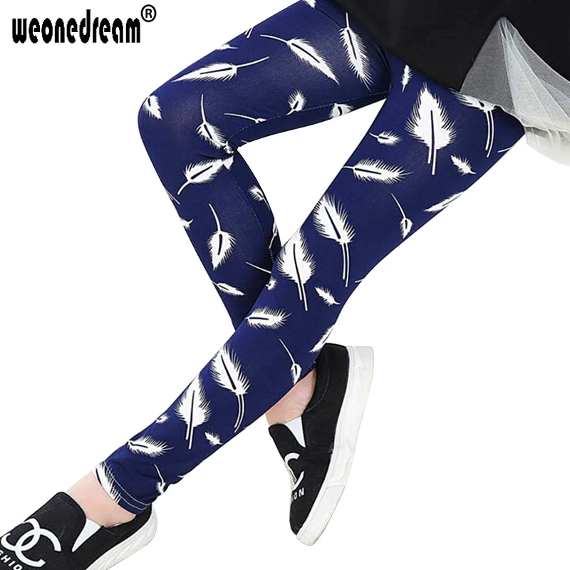 

WEONEDREAM 2018 Girls Leggings Summer Elestic Waist Children Clothing Girl Pants Flower Baby Kids Legging Toddler Trousers 2-14Y