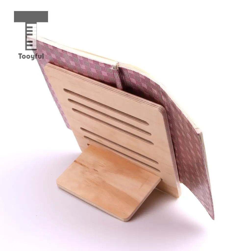 Detachable Portable Wood Folding Music Note Stand Holder Support DIY for Book Recipe Desktop Pad Stringed Instruments Accessory
