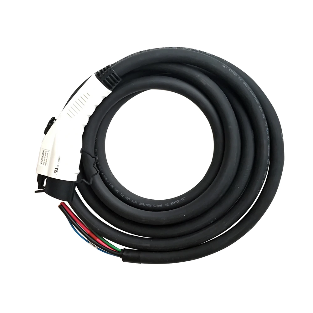 EVSE 40A тип 1 SAE J1772 штекер с UL кабелем 16Ft зарядная станция для электромобиля EV разъем