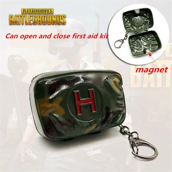 

Game PUBG Playerunknown Battlefield Medical Kit First Aid Kit Openable Keychain Boy Girl Gift