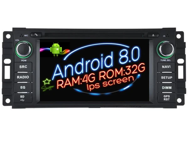 Excellent Ips screen Android 8.0 Car Dvd Navi Player FOR CHRYSLER 300C/Sebring/Cirrus 2007-2010 gps auto stereo audio multimedia 0