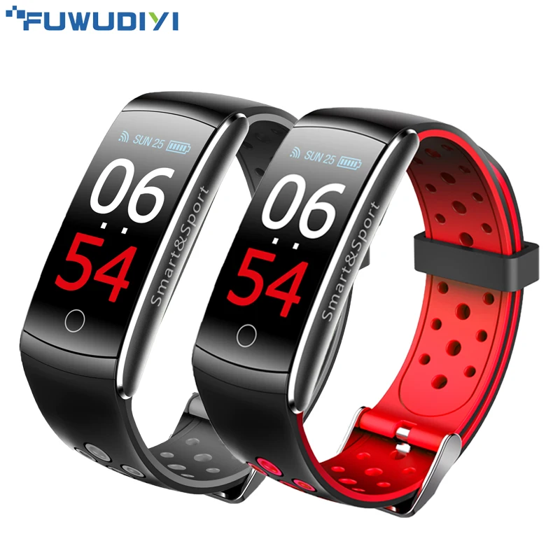

FUWUDIYI Smart Band Fitness Tracker Bracelet IP68 Waterproof Heart Rate Monitor Blood Pressure Measure Watch PK mi band 3 global