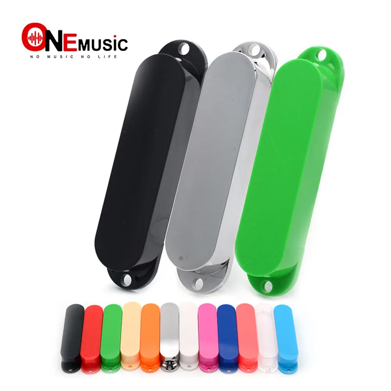 

Reflective Silver No Hole Closed Single Coil Guitar Pickup Covers For ST/TL Style Electric Guitar