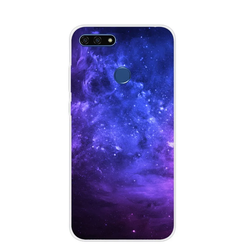 Honor 7C силиконовый чехол для Huawei Честь Aum L41 5 7 дюймов мягкий телефона с