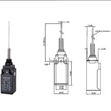 4 шт./лот высокое качество CNTD CLS-161 воблый рычаг Концевой переключатель/микро переключатель Ui 380V Ith 10A, экономичный и пластиковый тип