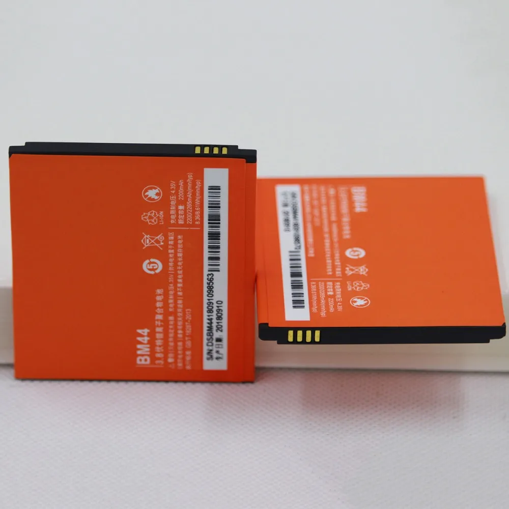 Запасная батарея для телефона Xiaomi Redmi 2 BM44 2200mah умный мобильный