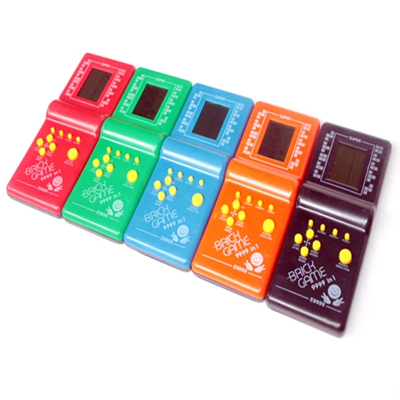 

Classic Tetris Hand Held LCD Electronic Game Toys Fun Brick Game Riddle Handheld Game Console