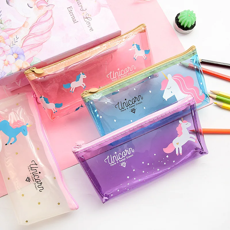 

Hot Sale 1pcs Color Horse Pencil Case Quality School Supplies Stationery Gift Pencilcase School Cute Pencil Box School Tools