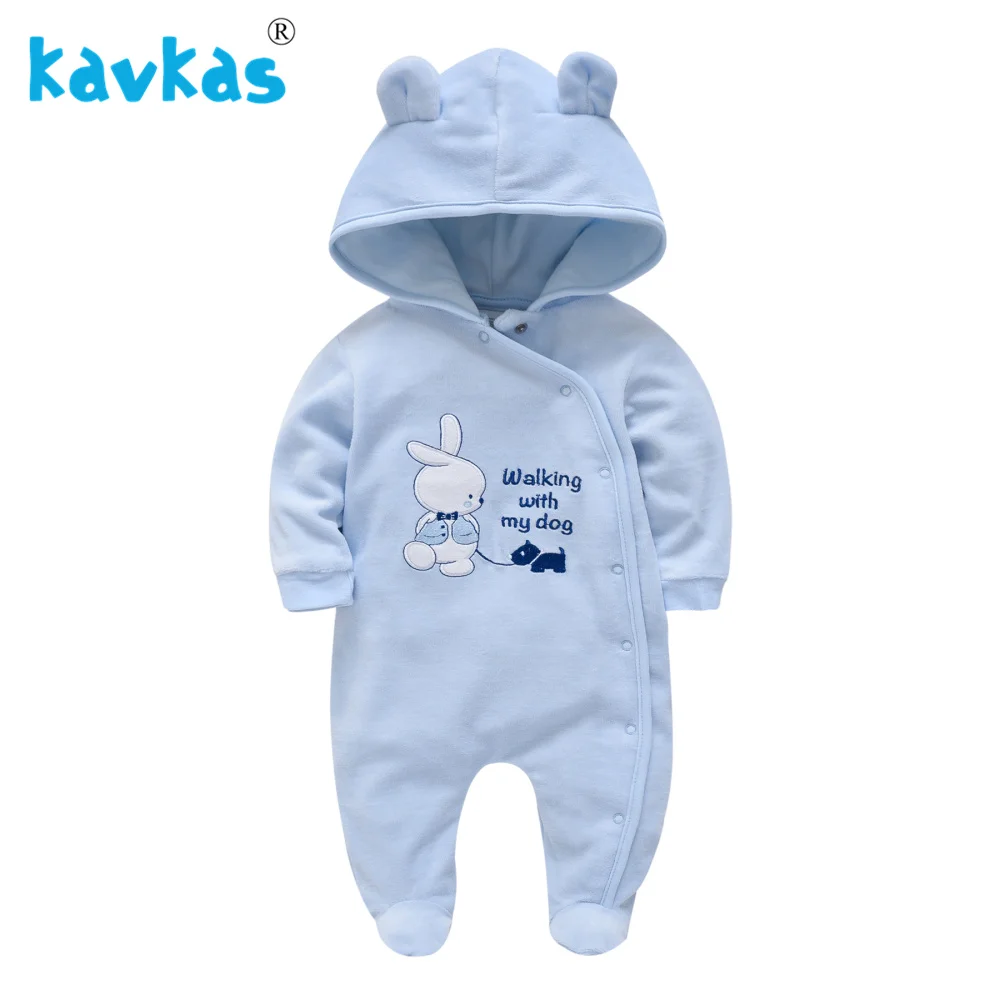 Kavkas/Детские комбинезоны; зимние теплые хлопковые рождественские комбинезоны с длинными рукавами для новорожденных девочек; Roupas De Bebes - Color: PY1156