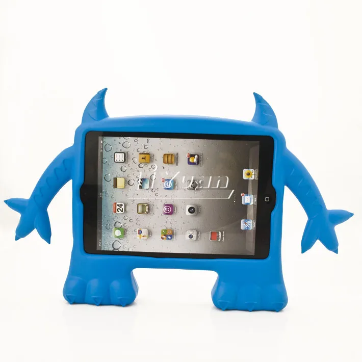 cute fun cartoon little devil soft cover case stand for ipad mini