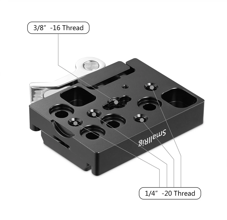 SmallRig быстросъемный зажим и пластина(для Arca Swiss) с 1/4 3/8 резьбовыми отверстиями для головки штатива прикрепить 2144