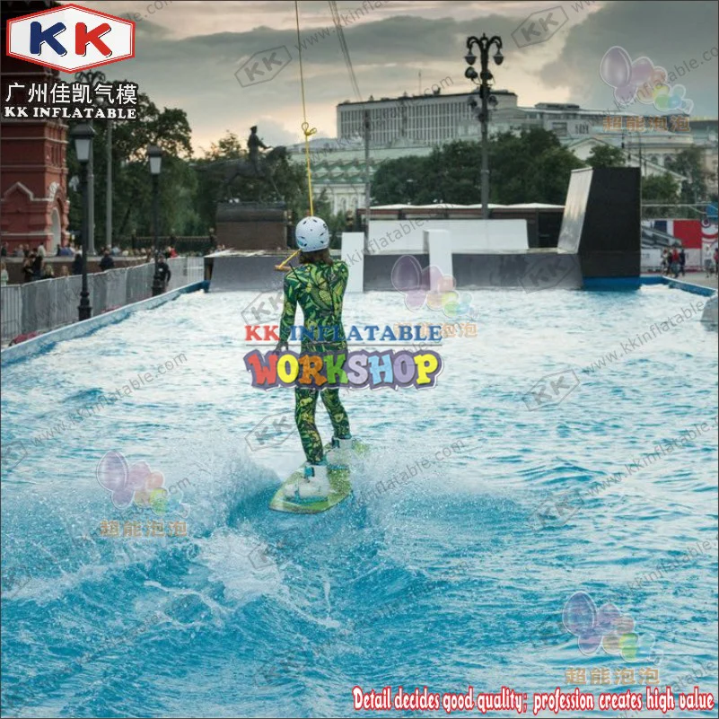 

Huge mobile scaffolding pool Summer water park playground customization