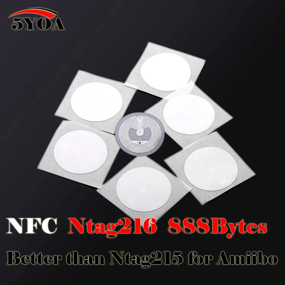 20 шт NFC NFC216 888 байт тег стикер ключ с ярлыком метки жетон патруль значок