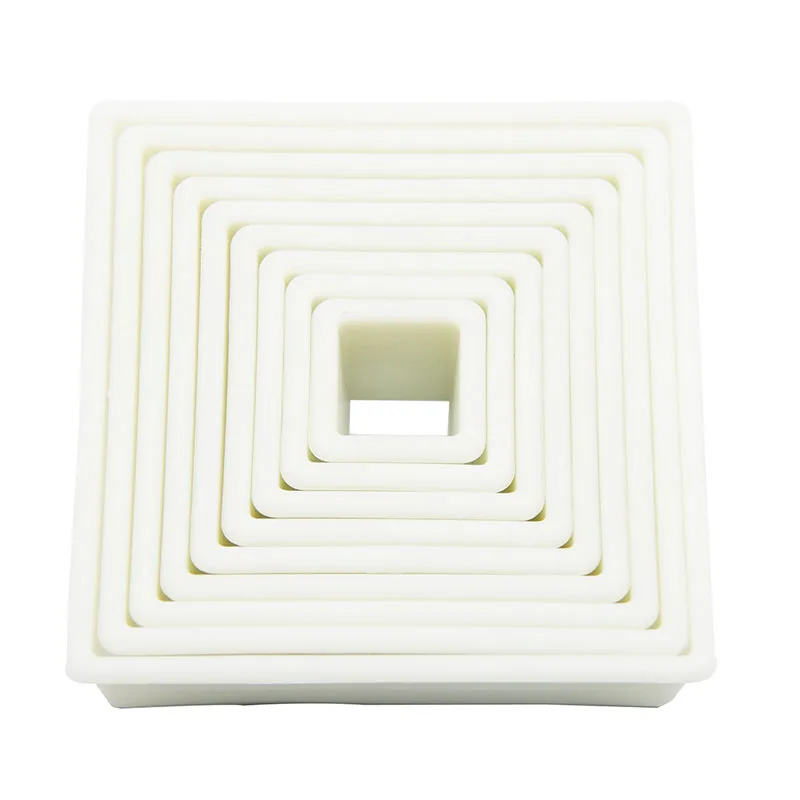 LONSI 9 Piece PC Cookie Cutter Square трафарет для печенья набор инструментов Украшение