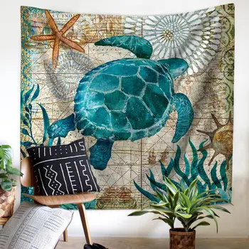 

Star wars Van gogh Painting Art Wall Tapestry Sea Horse Pattern Home Decorative Tapete Bedroom Blanket Table Cloth 7 Style