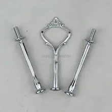 Стиль мини-Корона День Рождения вечерние украшения 3 Яруса Торт Стенд для украшения(100 комплектов