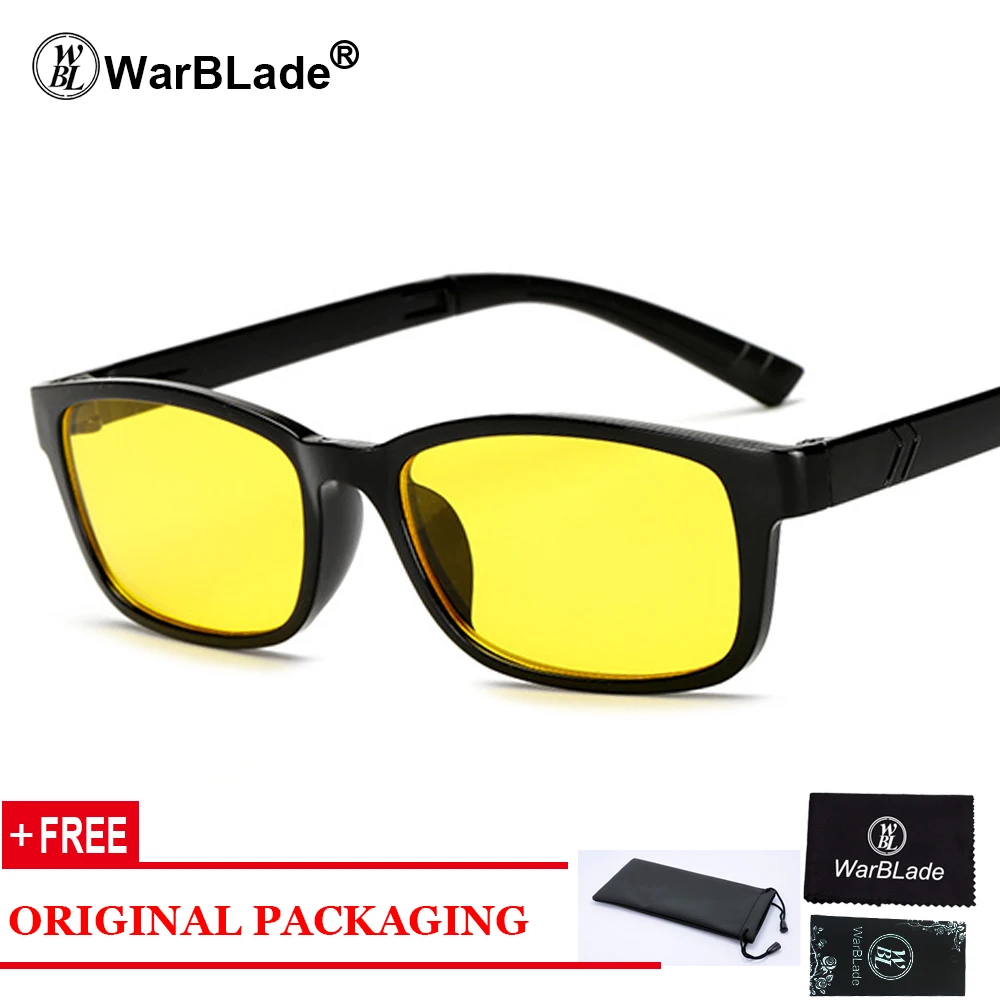 WarBLade женские очки оправа для очков мужская оправа винтажные круглые прозрачные линзы очки Оптическая оправа для очков Горячая - Цвет оправы: night vision