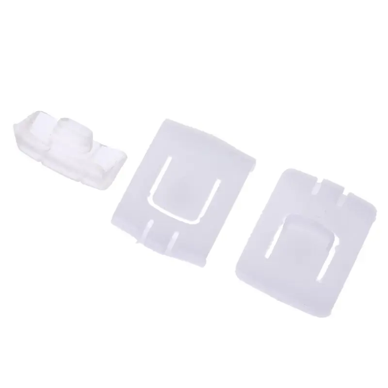 

2 Set 6 Piece Suit Seat Buckle Clip Runner Guide For V GOLF MK1 MK2 MK3 CORRADO SCIROCCO White Plastic