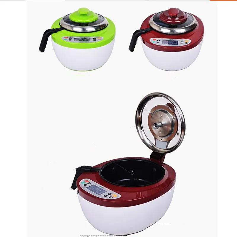 

220V Intelligent Non-stick Electric Frying Cooking Machine Multifunctional 4.5L Automatic Food Processor For Chinese Food Salad