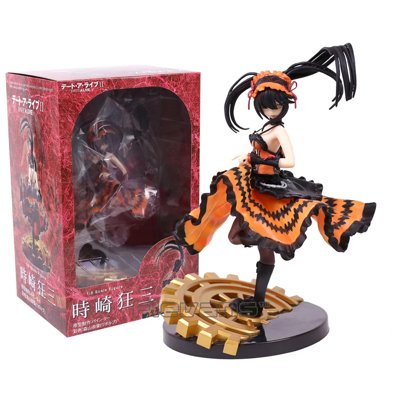 

New Date A Live II Tokisaki Kurumi 1/8 Scale PVC Figure Collectible Model Toy with Retail Box 22cm