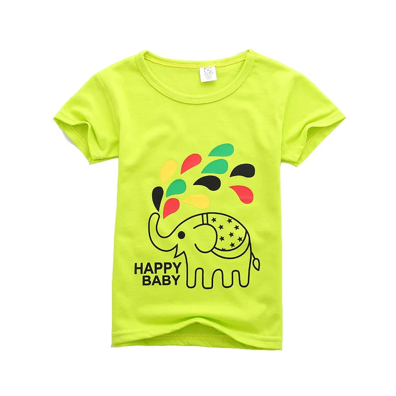 Летняя Однотонная футболка для мальчиков детская одежда с короткими рукавами, футболки детские футболки для маленьких девочек однотонные футболки для маленьких мальчиков