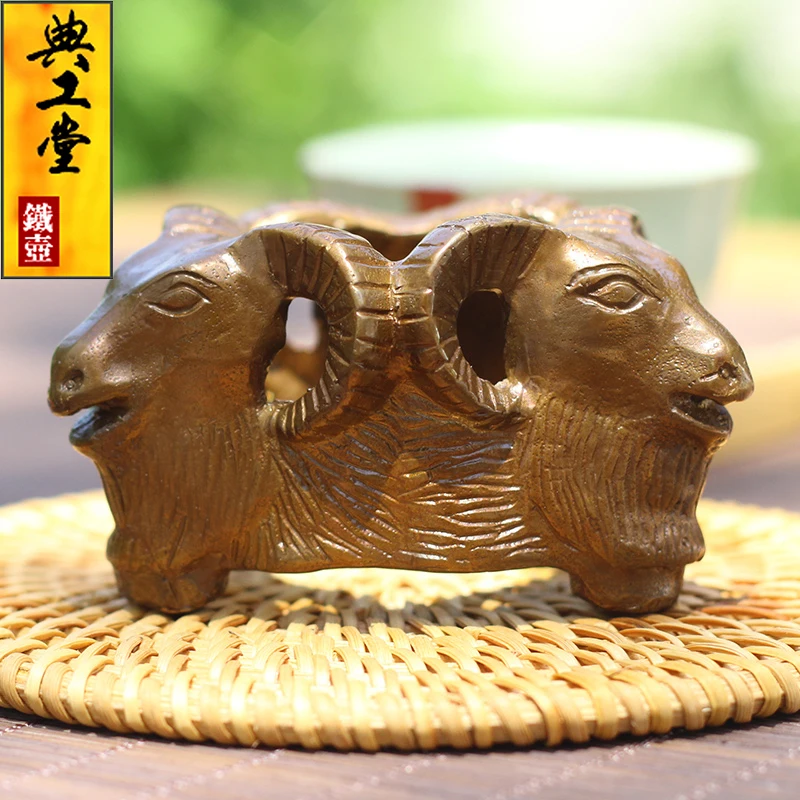 Iron kettle teapot lid rack pot cover tea favorite Road Accessories three sheep Kai Tai |