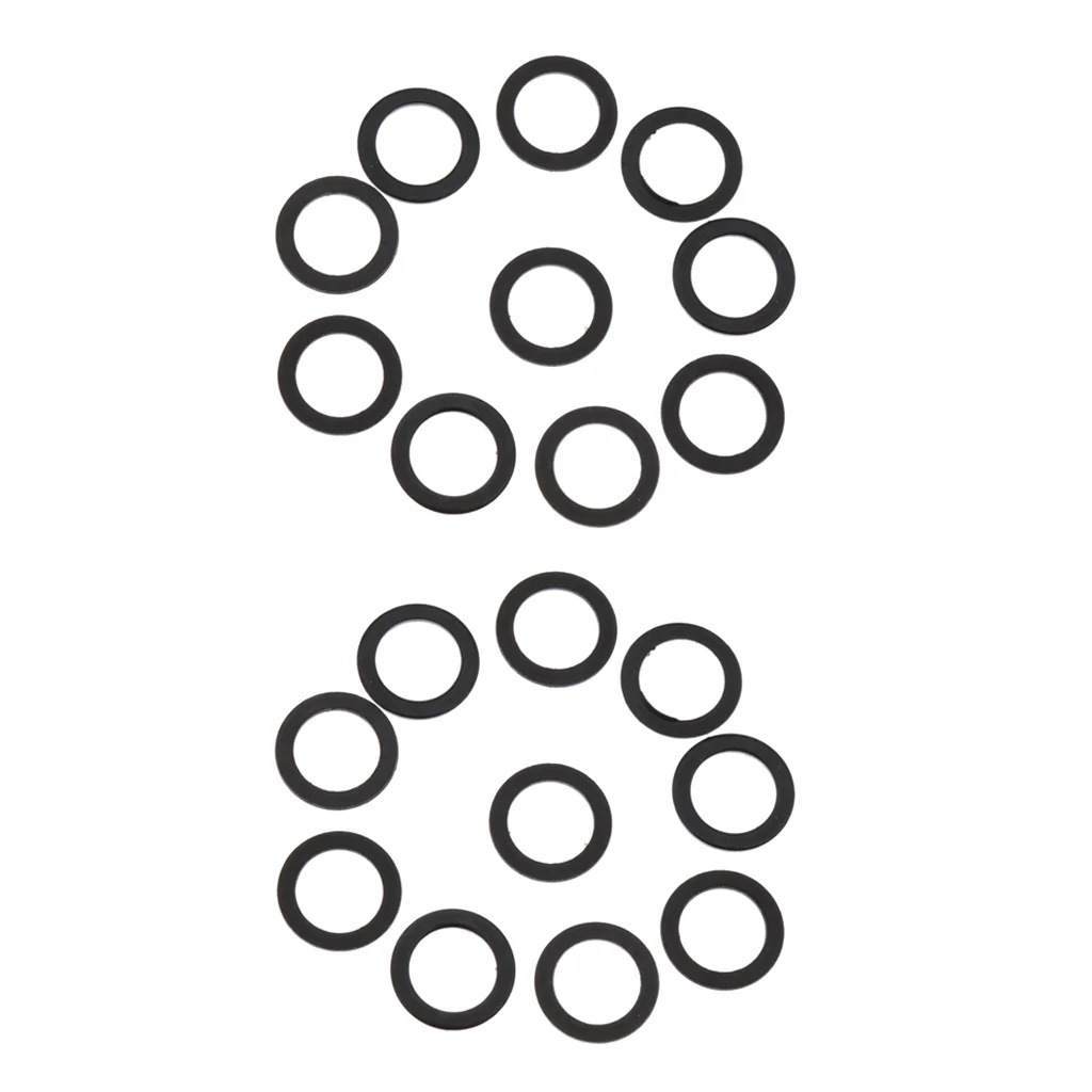 20pcs Metal Truck Washers Speed Rings Skateboard Longboard Parts Men Women Outdoor Skateboarding