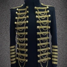 Мужская Плюс размер куртка шоу тонкий костюм одежда квадратный шоу модные куртки мужские пальто-комбинезон жаккардовый жакет сценический костюм