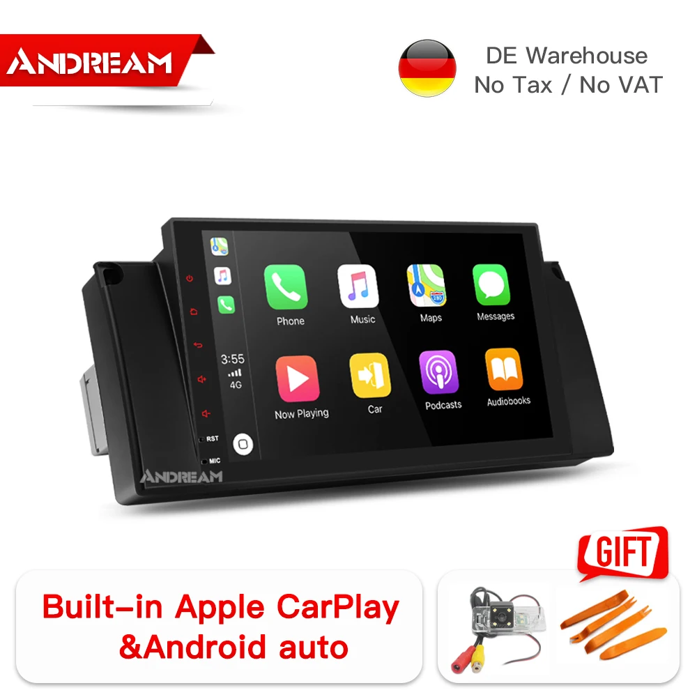 Quad-Core Android 7.1 2G+16G 2.5D IPS screen Built-in CarPlay 5 Series(E39)/M5(E39)/X5(E53) GPS Navigation Head Unit | Автомобили и