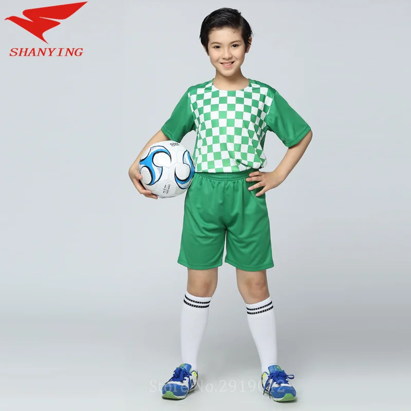 kids sports suits football tracksuit boys soccer jerseys 2017 survetement training clothing set