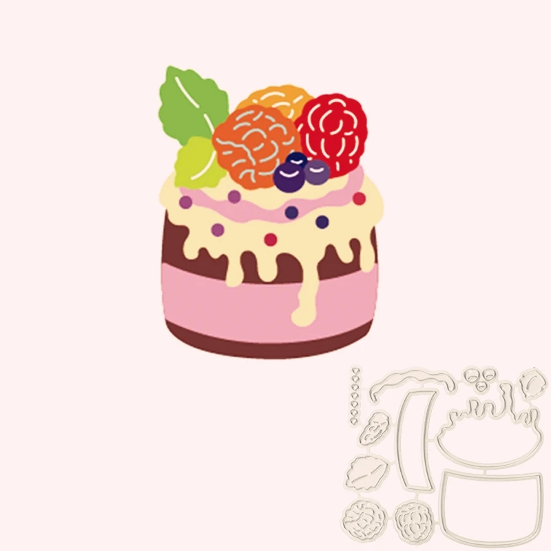 

Sweet Cake Metal Cutting Dies New 2019 Stencils for DIY Scrapbooking DIY Paper Cards Craft Making Craft Fun Decoration