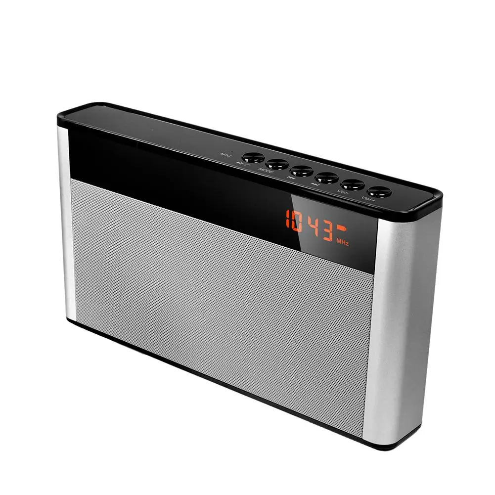 Bluetooth V4.2 Speaker With Double Speakers HIFI Card-inserted USB Portable Stereo Subwoofer Radio | Электроника