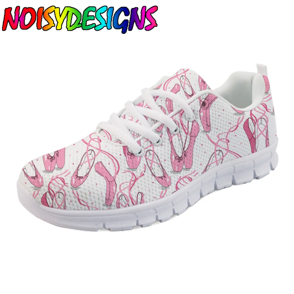 

Fashion Autumn Ballet Shoes Pattern Women's Sneakers Casual Flats Comfortable Mesh Shoes for Ladies Breathable Woman