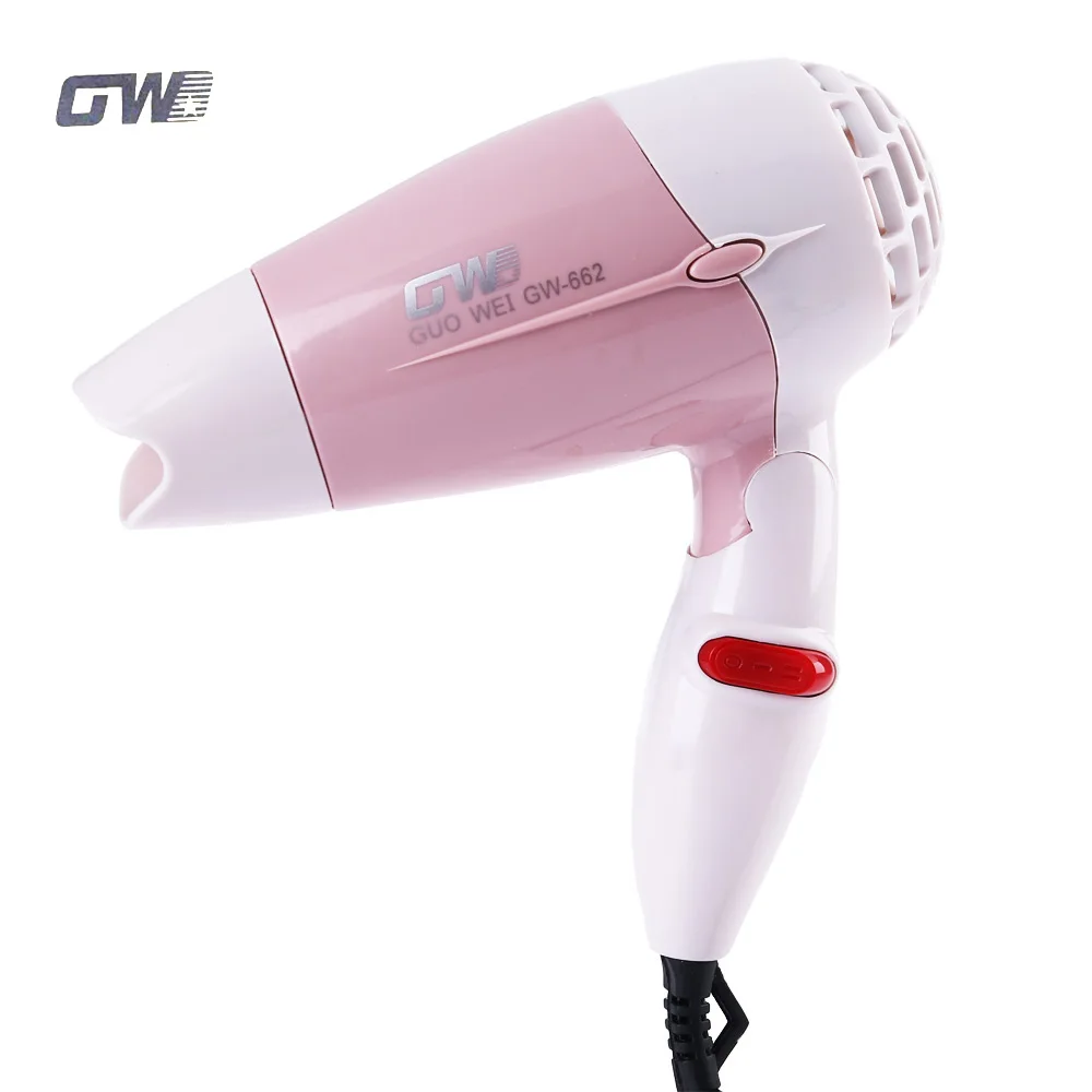 

GUOWEI Electric Hair Dryer Mini Foldable Portable DC Thermostatic Ceramic Traveller Compact Blower Hair Dryer Less than 1000W