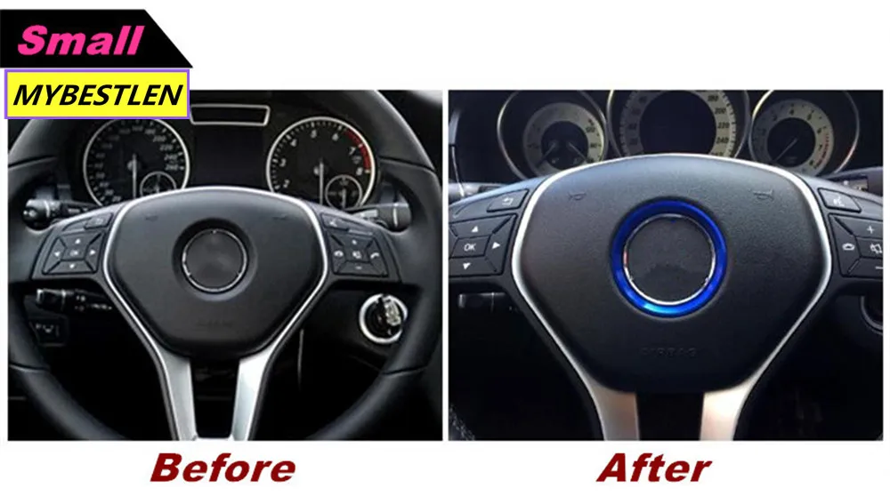 Обложка кольца на рулевое колесо декоративная отделка для Mercedes Benz Новинка B/C/E