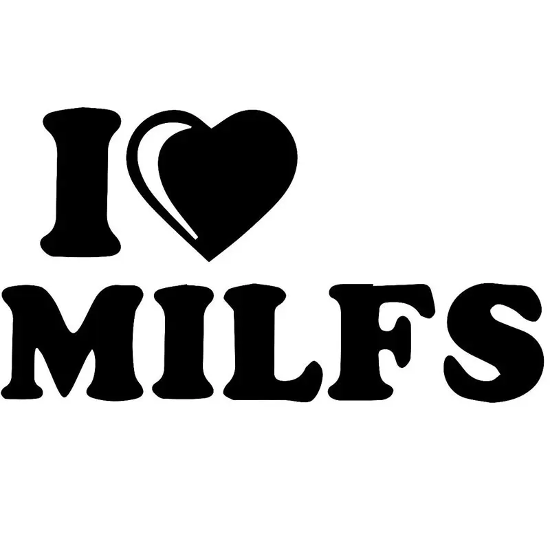 17.8 سنتيمتر * 9.7 سنتيمتر أحب milfs قرص سيارة شاحنة قارب الفينيل صائق ملصقا مضحك ملصقات السيارات سيارة ستلينغس أسود الشظية C8-0913