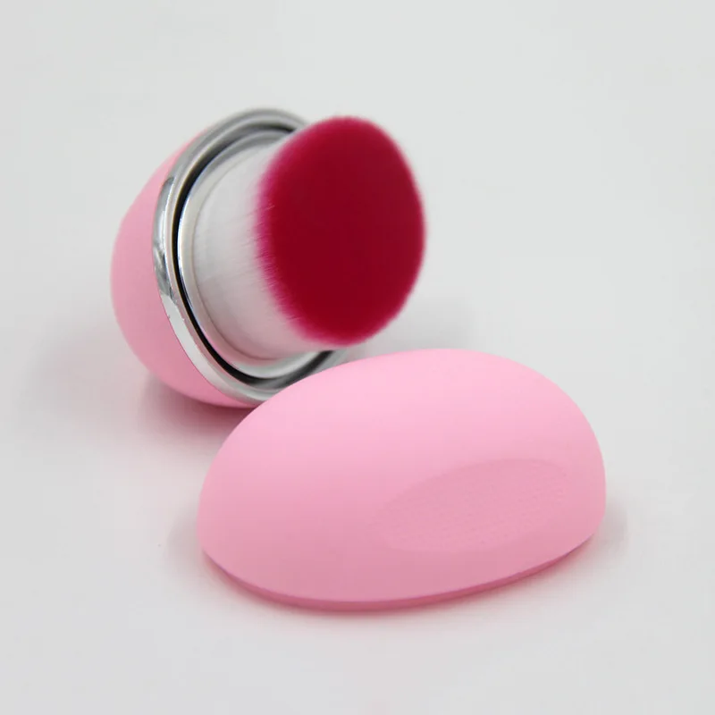

1pc Makeup Brush Portable Mini Cosmetic Brush Foundation Concealer Eye shadow Oval Egg Make up Brush with box pincel maquiagem