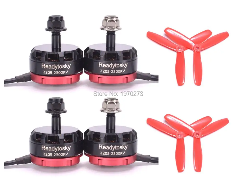RS2205 2300kv бесщеточный двигатель 3 4s RS 2205 + 5045 Пропеллер для 210 250 FPV Quad Racing Robocat 270