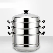 Кухонная пароварка, кастрюля из нержавеющей стали, 4 слоя, 30 м