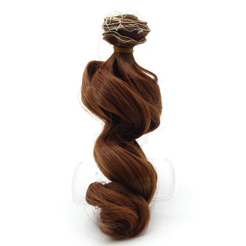 Большая волна ручной работы куклы парики DIY повязка локон волос для кукол аксессуары - Цвет: SV