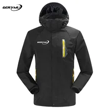 2016 Men Winter 2-1 Outdoor Soft Shell Snowboard Jacket Hunting Hiking Climbing Camping Sports Waterproof Windbreaker