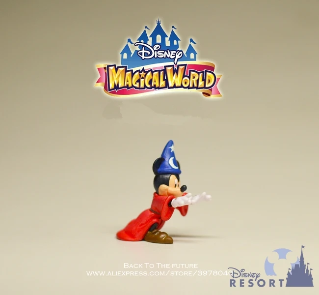 Disney Mickey Mouse magic 3 2 см мини кукла фигурка осанка аниме украшение коллекция игрушка