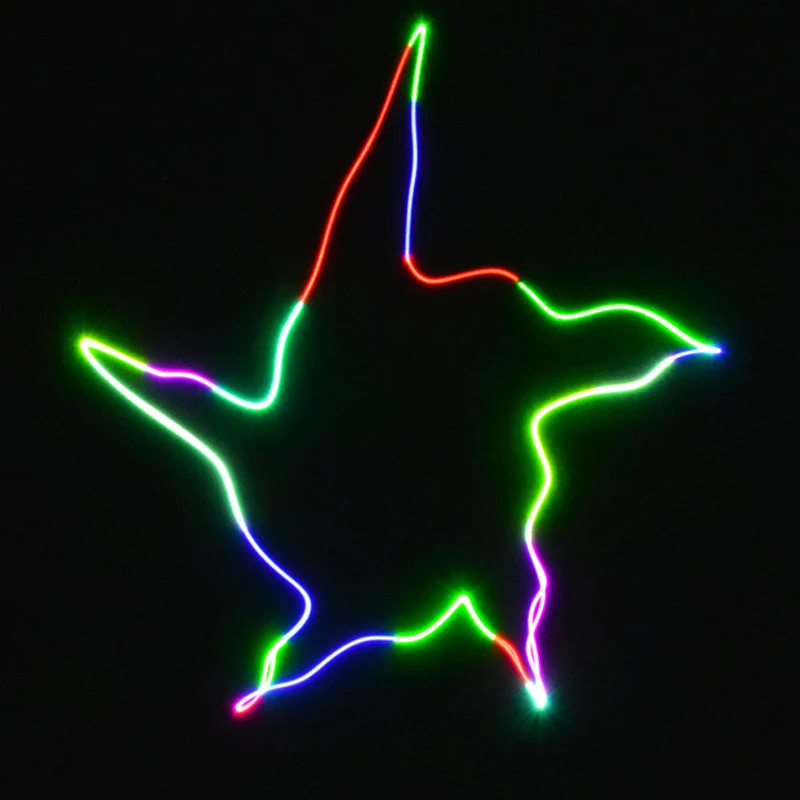 Портативный RGB диско свет светодио дный эффект DMX лазерный проектор Lumiere DJ музыка